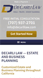 Mobile Screenshot of decarlilaw.com